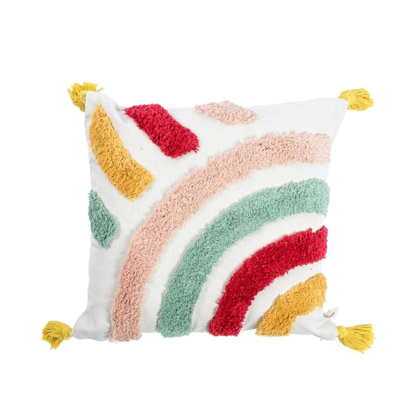 Embroidered Diagonal Rainbow Scatter