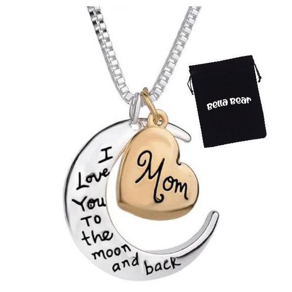 Love You To The Moon and Back - Mom + BellaBear Pouch