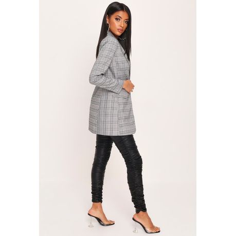 ladies grey check blazer