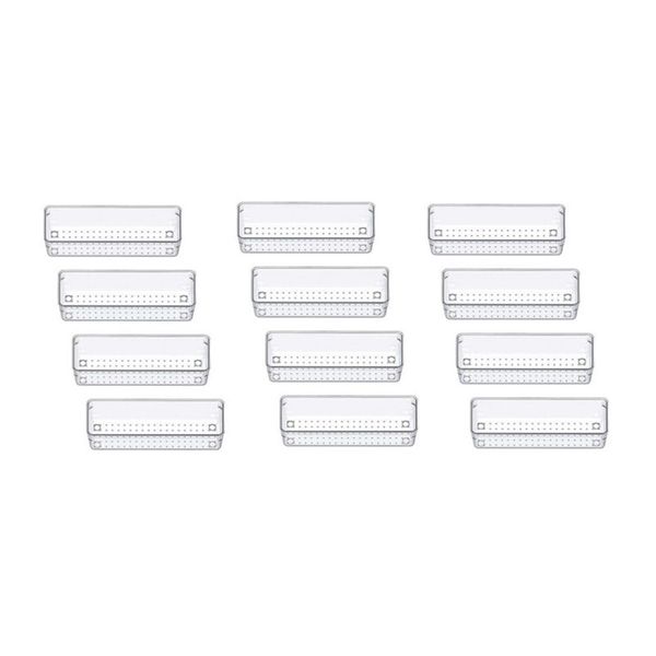 Clear Desk Drawer Organizer Trays Storage Tray
