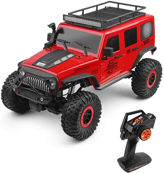Xk-1/10 Scale 4WD 2.4Ghz Remote Control Car - Red