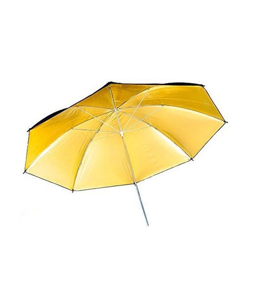 33”/84cm Black &amp; Gold Studio Umbrella