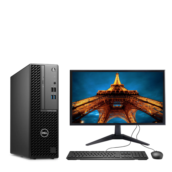 Dell OptiPlex 3000 - Intel i5 12th Gen - 16/256 SSD - Full Set 24" (Refurb)