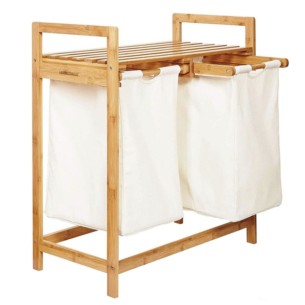 Heartdeco Bamboo Laundry Basket Unit | Shop Today. Get it Tomorrow ...