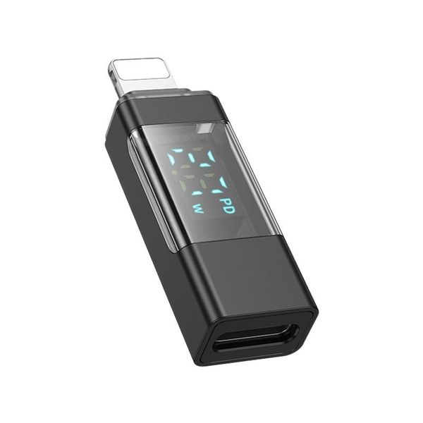 Lightning To USB-C Adapter Digital Display Support 60W &amp; 100W PD Charging