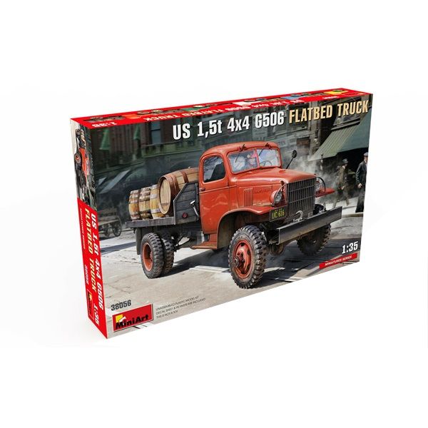 Miniart 38056 1/35 US 1,5T 4X4 G506 Flatbed Truck