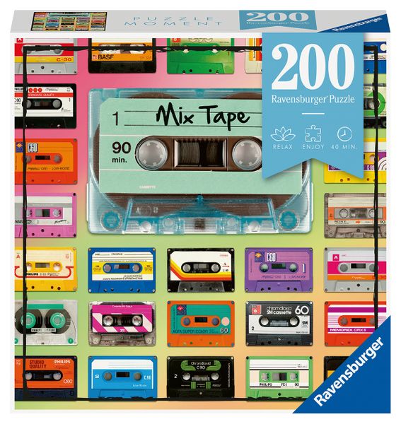 Ravensburger Puzzle Moments 200 Piece Puzzle-Mix Tape