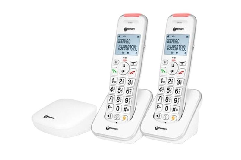 Geemarc Liberty 200 Cordless Amplified Phone Twin Pack