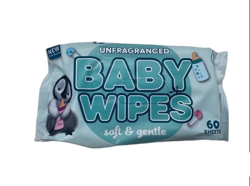 SnowSoft - Baby Wipes 60 Sheets - 4 Pack