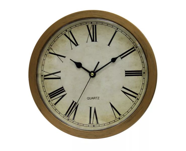 Decor Safe Security Hidden Secret Wall Clock Valuables Container Box -25cm