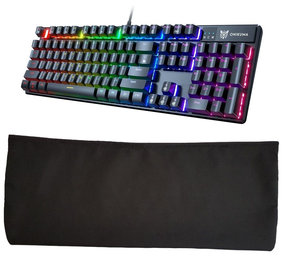 ONIKUMA G27 Wired 104-Keys Backlit Mechanical Gaming Keyboard – Onikuma  Gaming