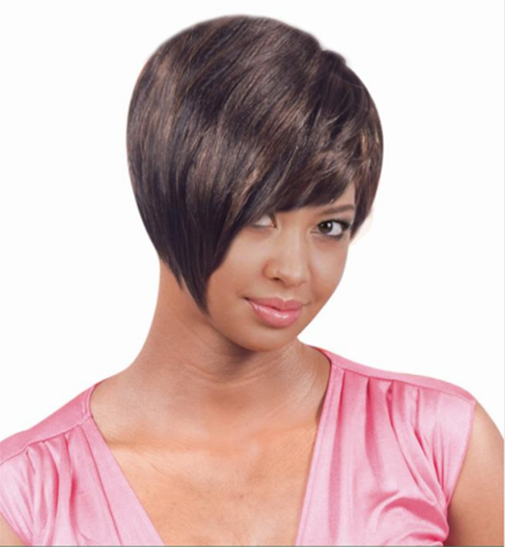 Magic Short Classic Fashion Synthetic Hair Wig For Woman Noblesally Black1B
