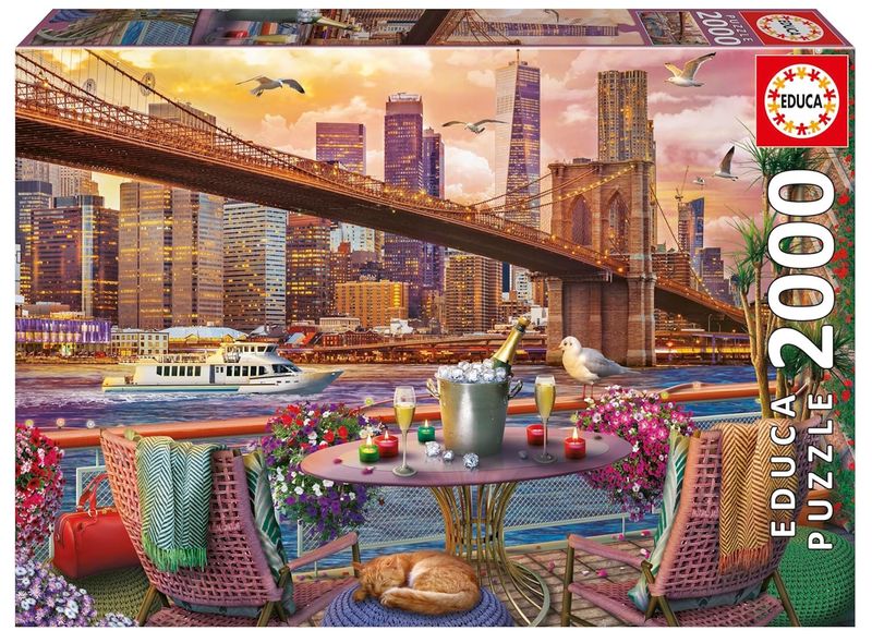 Educa Romance In New York Puzzle - (1x2000 Piece)