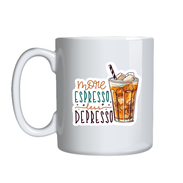 Espresso Coffee Lover Mugs Trendy Graphic Cup Design Birthday Present 033
