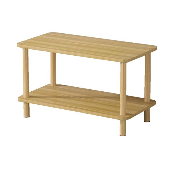 2-Tier Elegant Stylish Wooden Nightstand Side Table for Office Living Room