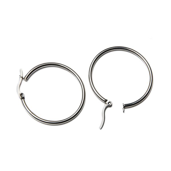 Earrings Stainless Steel Sleeper Hoop