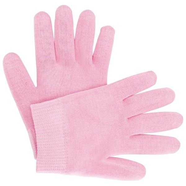 Reusable Silicone Non-Slip Gloves With Inner Gel Layer - Pink