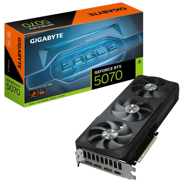 GIGABYTE GeForce RTX 5070 EAGLE OC SFF 12G Graphics Card - 12GB GDDR7 GPU