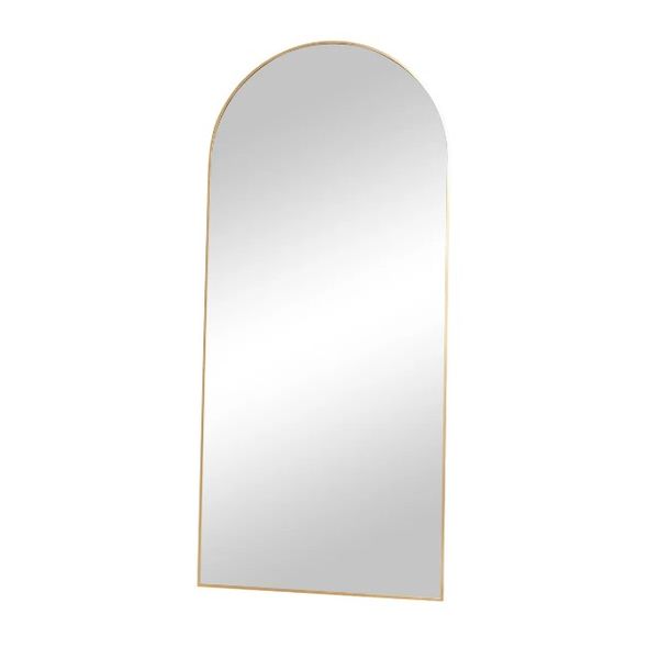 Hot-Selling Modern Aluminum Alloy Arch Frame Standing Full-Length Mirror