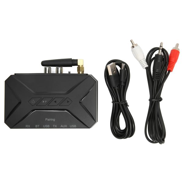 2 in 1 Bluetooth Sound Receiver Transmitter 164ft RCA AUX 3.5mm USB Adapter