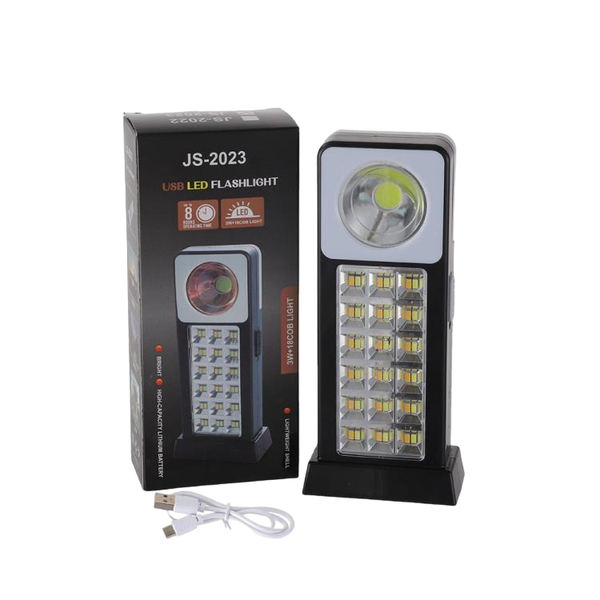 Solar Powered or USB Rechargeable Light 3W 18COB- SD