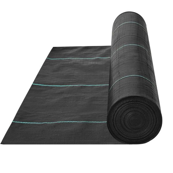10m Garden Weed Control Fabric Roll Weedgard Ground Mat
