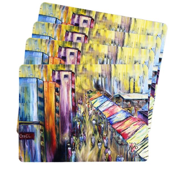 African Contrasts Placemats by Fifo