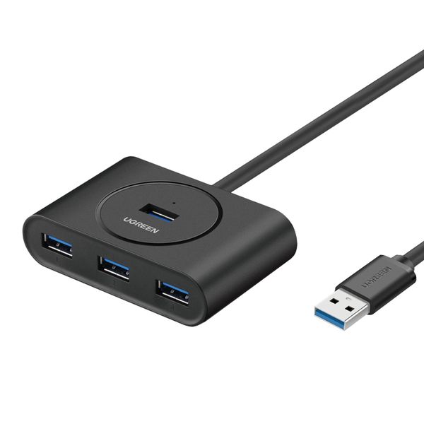 UGREEN 4-Port USB 3.0 Hub with Micro USB | 5Gbps Data Transfer - 0.5m