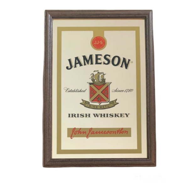 Jameson Wood Frame Rectangular Glass Mirror