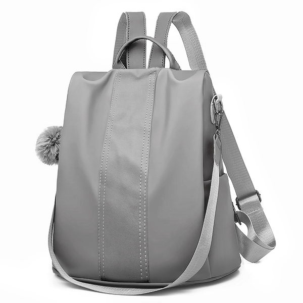 Iconix Ladies 3 Way Water-Resistant Anti-Theft Backpack - Grey