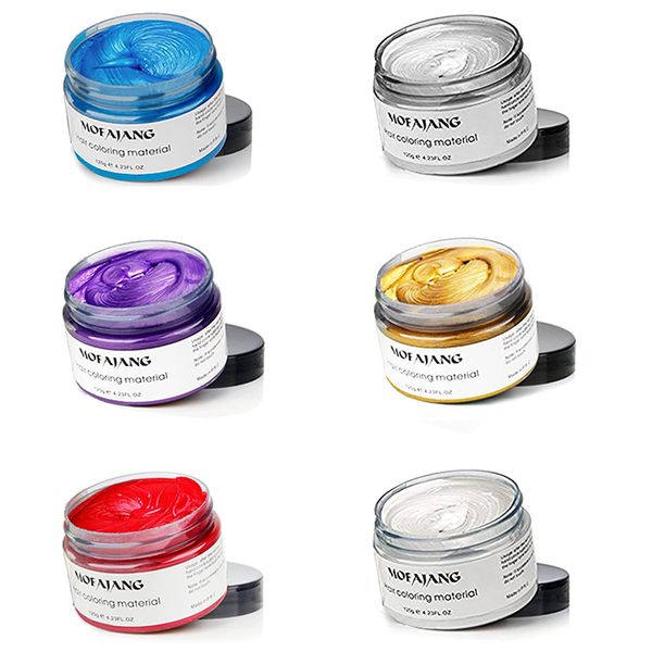 Hair Colour Wax -Temporary Hair Coloring Clay Pomade - Full House