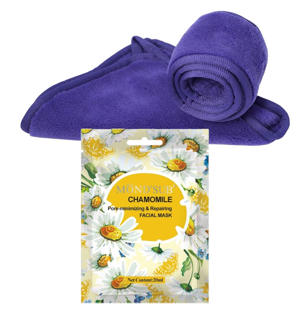 Wonder Towel FaceSheetMask MakeUp Remover Eraser Headband Antiaging