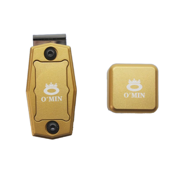 O'MIN Billiards Magnetic Chalk Holder-Metallic-Gold