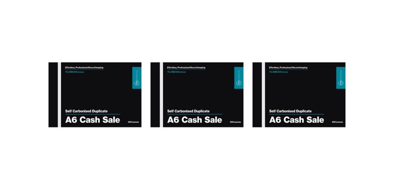 RBE Cash Sale Duplicate Pad A6 3's