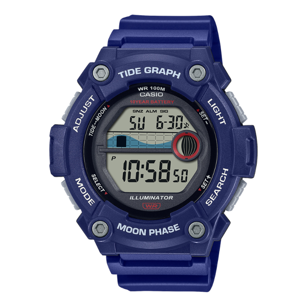 Casio Tide Graph Moon Phase - Men's Sports Watch