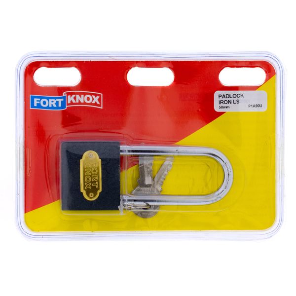 FORT KNOX Padlock Iron Long Shackle 50mm Q:1 P1A90U