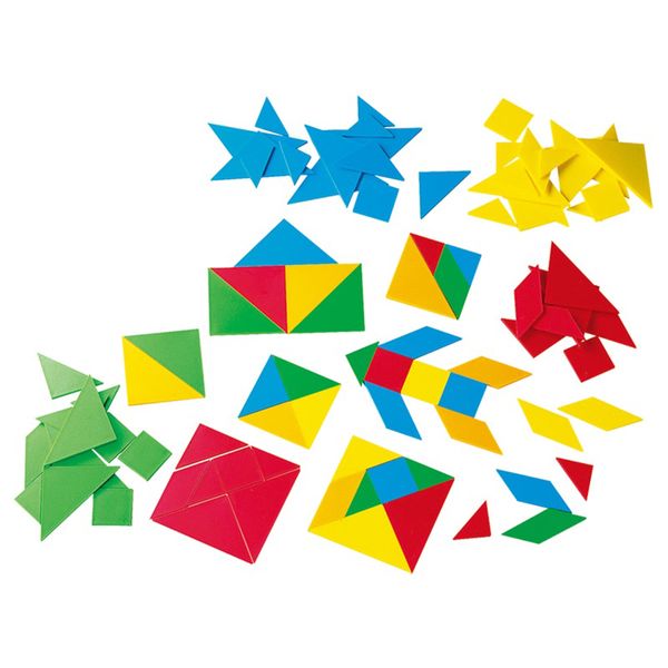 Gigo Teaching Aid: Tangram Set &amp; Activity Cards