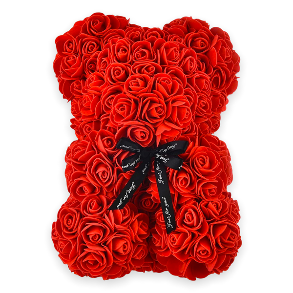 GB 25cm Foam Rose Teddy in Case - Just for you