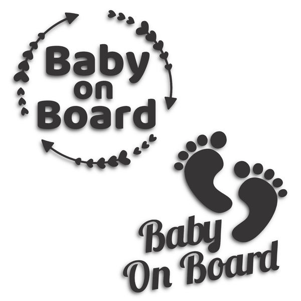 TrendSpire Baby On Board Decals - Set of 2