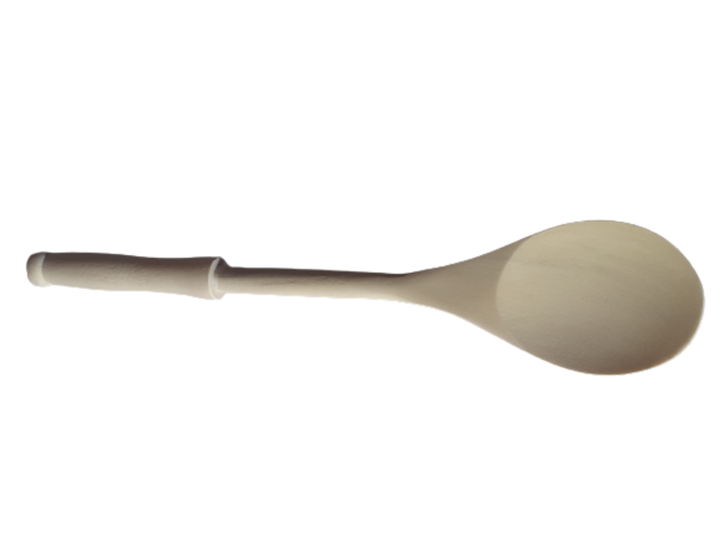 Unpainted Wooden Spoon