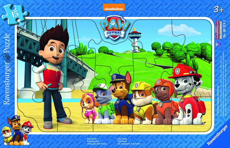 Ravensburger Frame Puzzle 15 Piece -Paw Patrol