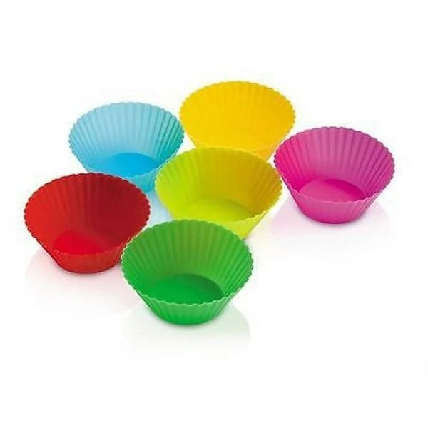 Multi-Use Air Fryer Silicone Cupcake &amp; Muffin Holders - 6 Piece
