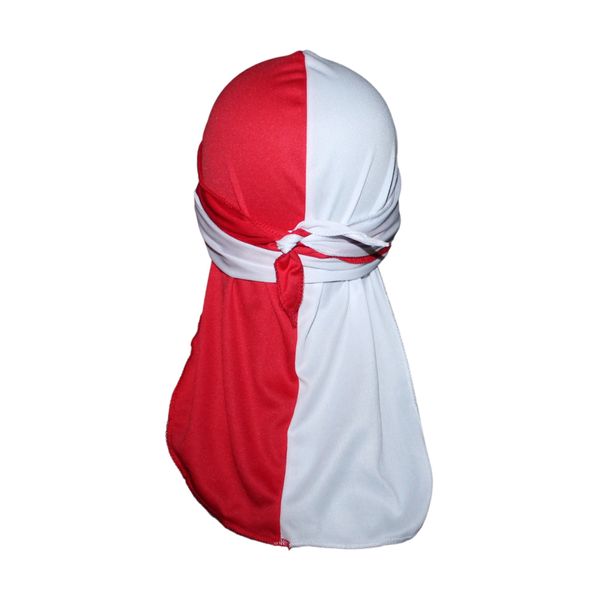 Durag - Red/White - Matte Finish image