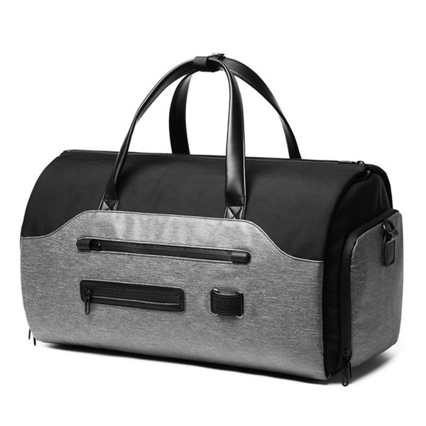 Ozuko Luxury Travel Luggage Bag - Grey