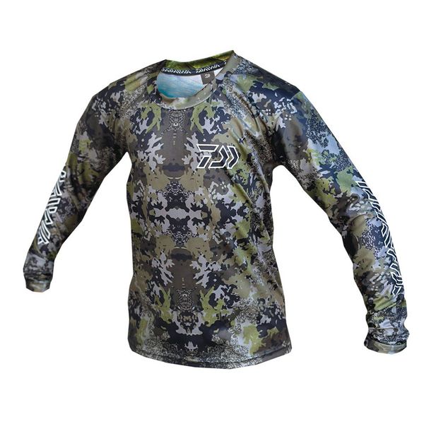 Daiwa Sublimated Kiddies Shirt - Oak Camo