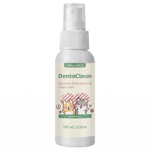 Dog Dental Spray Breath Freshener Beef Flavour 3.38oz