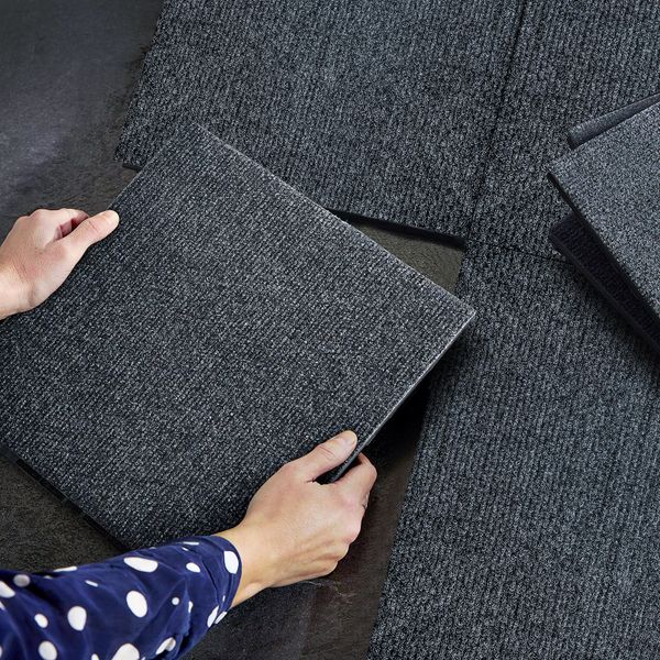 High Quality Grey Carpet DIY Interlocking Decking Tiles
