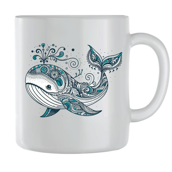 Whale8 Coffee Mugs for Men Women Sealife Graphic Design Cups Present 121