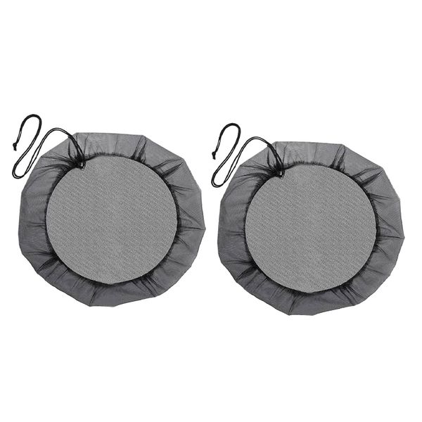 2pcs Bucket Mesh Cover, Used For Mosquito And Insect Prevention 80cm