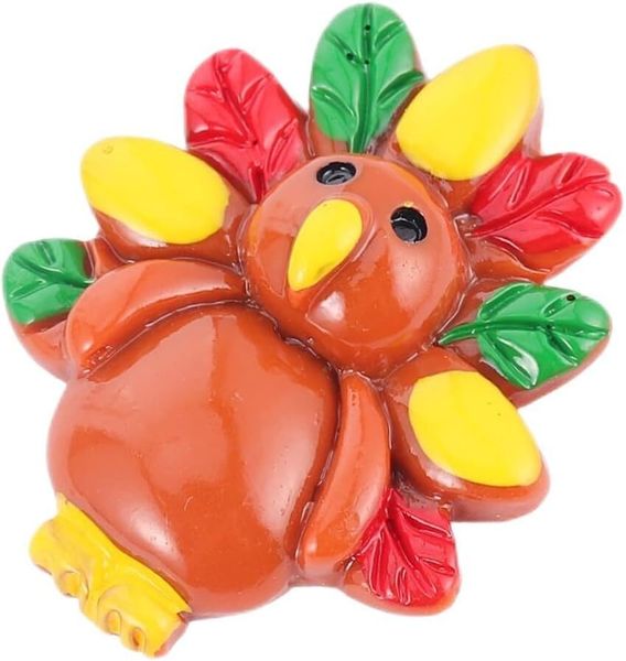 Thanksgiving Turkey Resin Hairpin Festival Supplies for Phone Cases &amp; Deco
